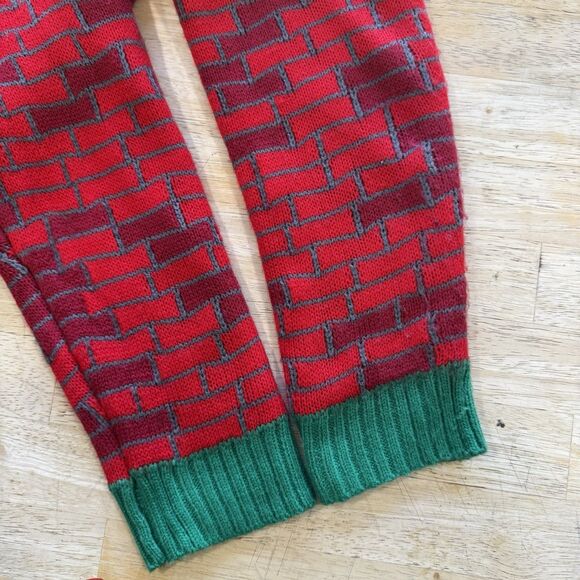 Blizzard Bay Ugly Christmas Sweater T-Rex Dinosaur Brick Door Decor Wreath Large - Picture 9 of 11